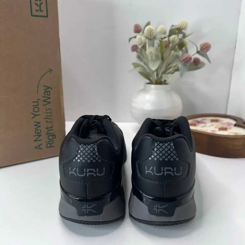 Kuru Quantum 2.0 Walking Comfort Sneaker Jet Black/Slate Gray Men 10 W Tried On